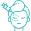 Facial rejuvenation treatment icon