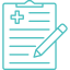 Personalized hormone therapy plan icon